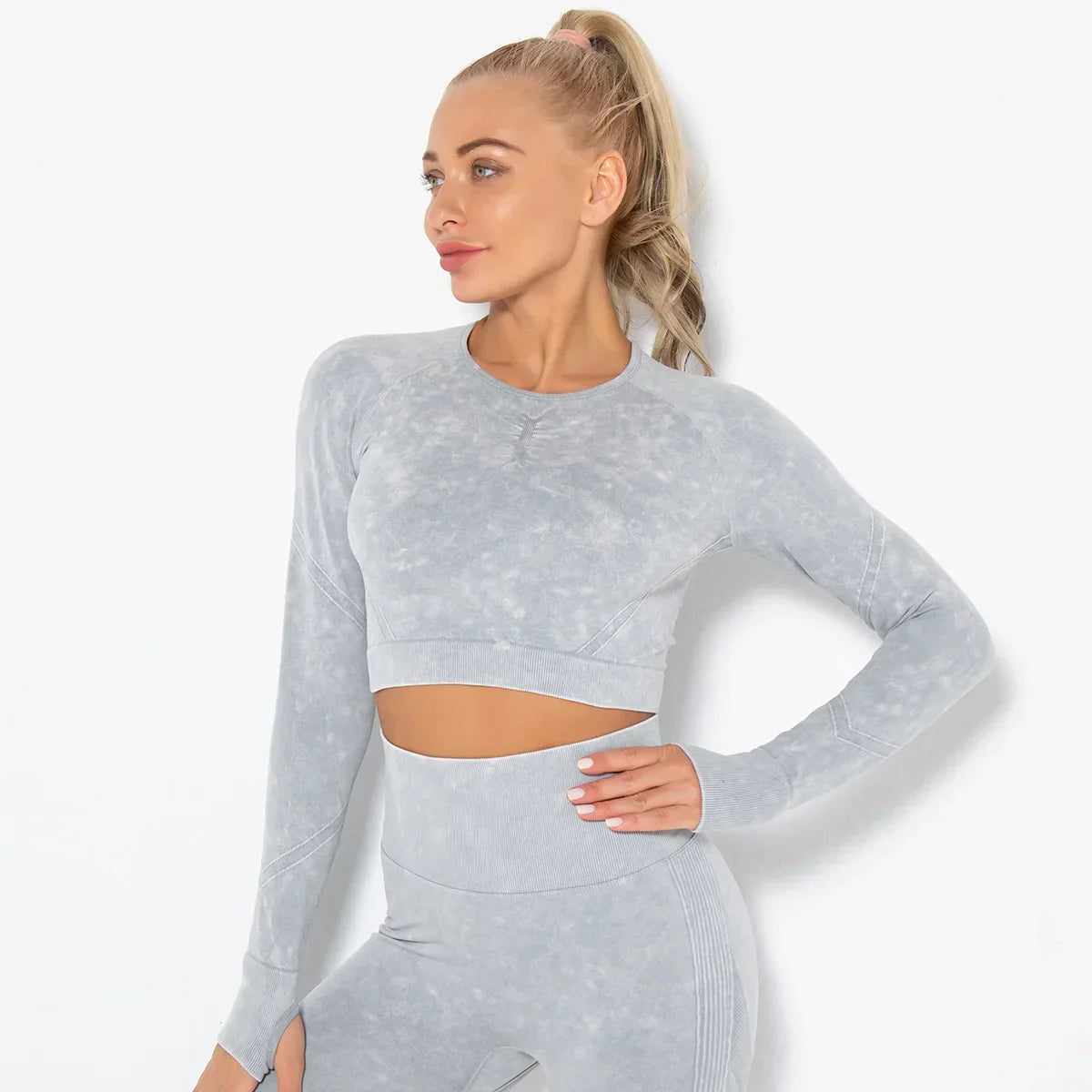 Vixen - Naadloze Yoga Set met Cropped Top