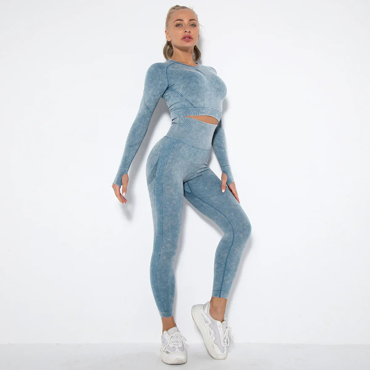 Vixen - Naadloze Yoga Set met Cropped Top