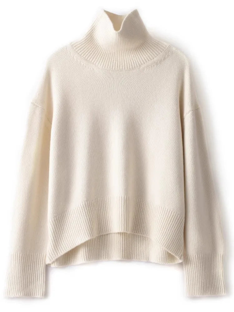 Tyra - Luxe Cashmere Turtleneck Trui