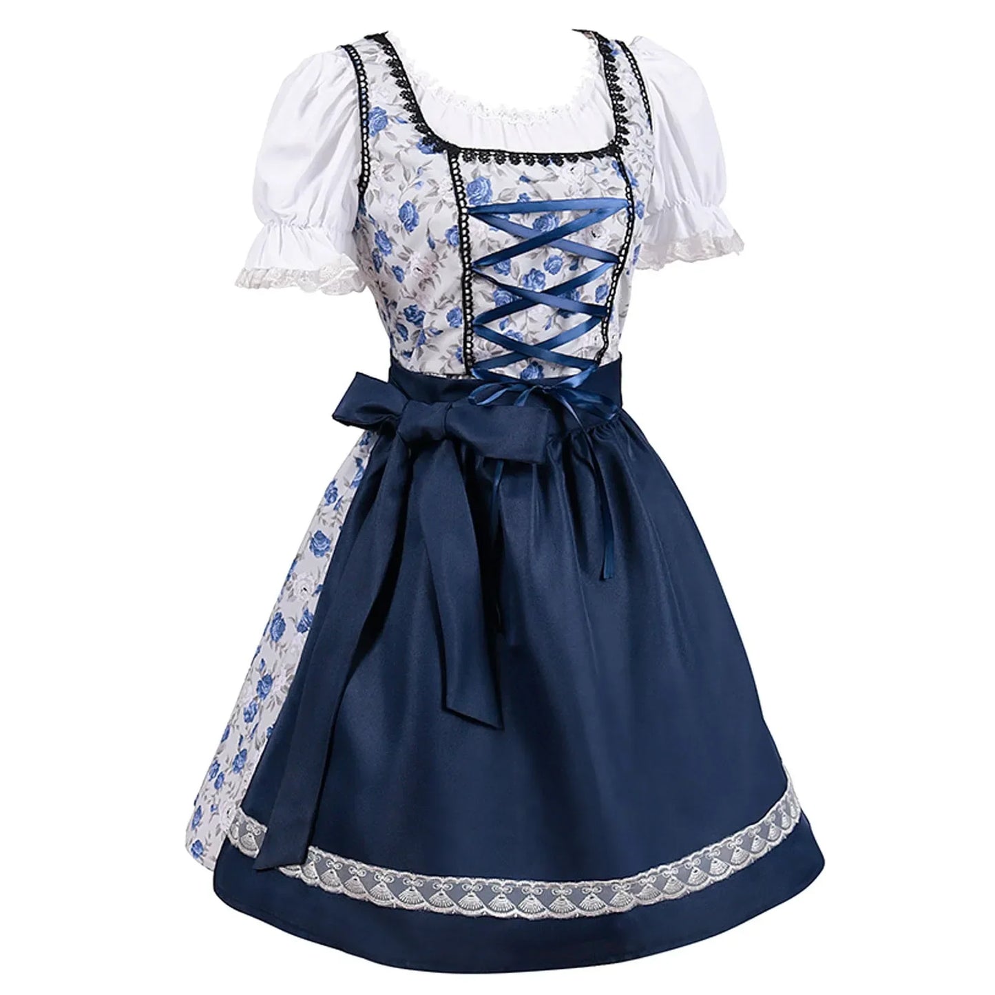 Christy - Kanten Oktoberfest Jurk voor Traditionele Kleding