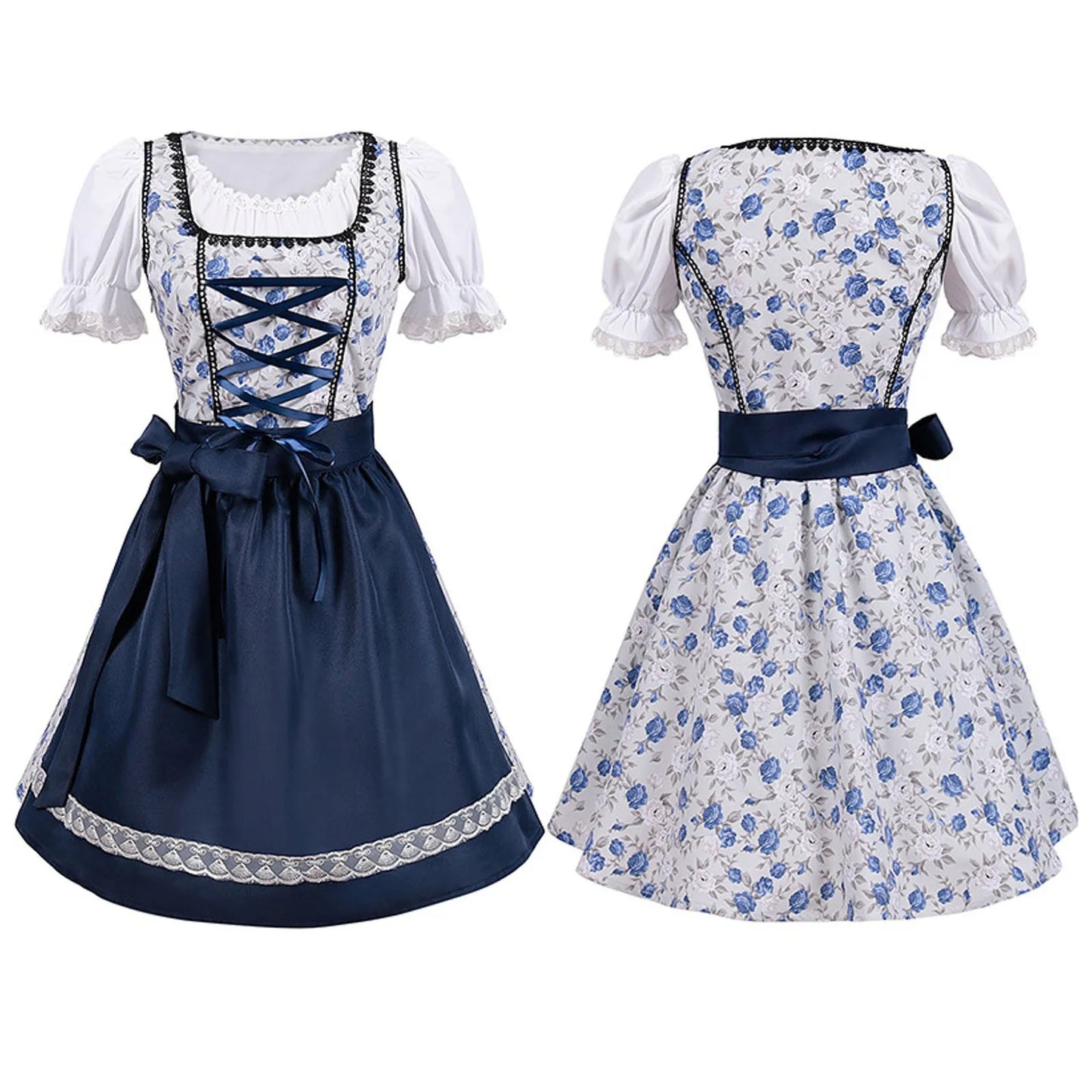 Christy - Kanten Oktoberfest Jurk voor Traditionele Kleding