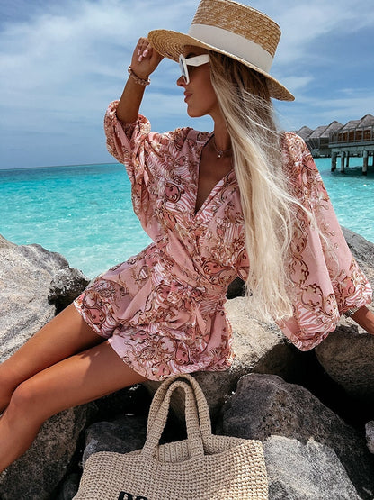 Lauren - Zomerse Strand Playsuit: Chic & Comfortabel