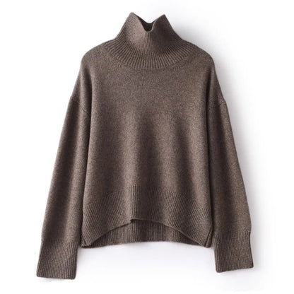 Tyra - Luxe Cashmere Turtleneck Trui