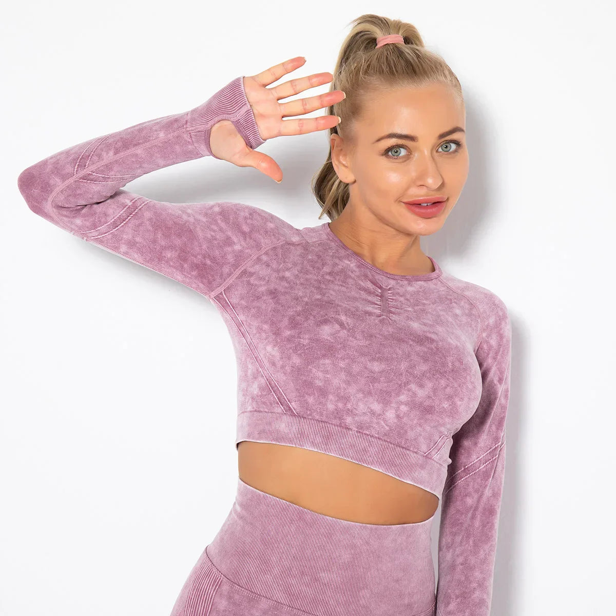 Vixen - Naadloze Yoga Set met Cropped Top