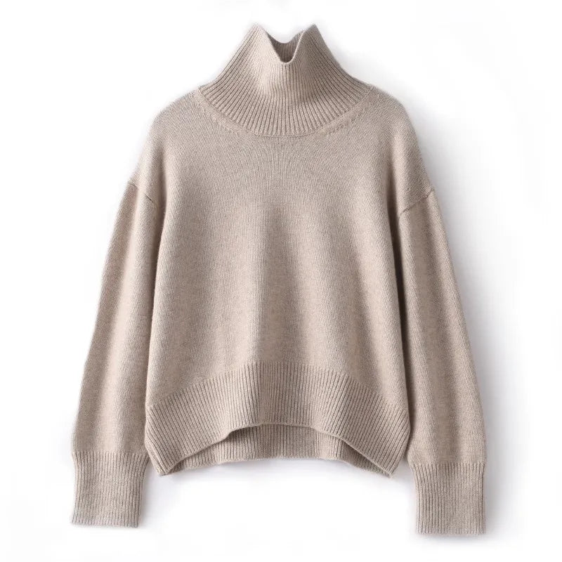 Tyra - Luxe Cashmere Turtleneck Trui