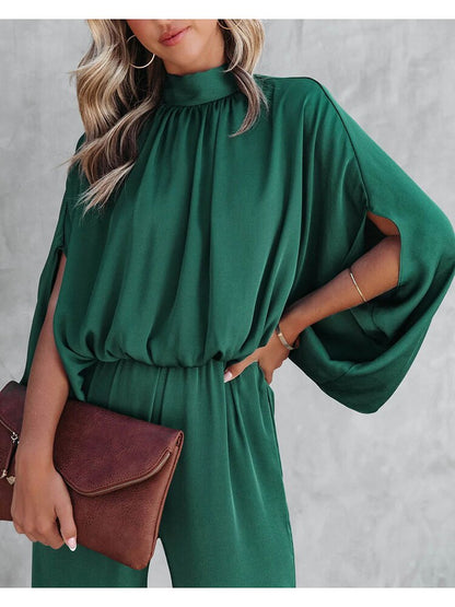 Bruna - Elegante groene jumpsuit