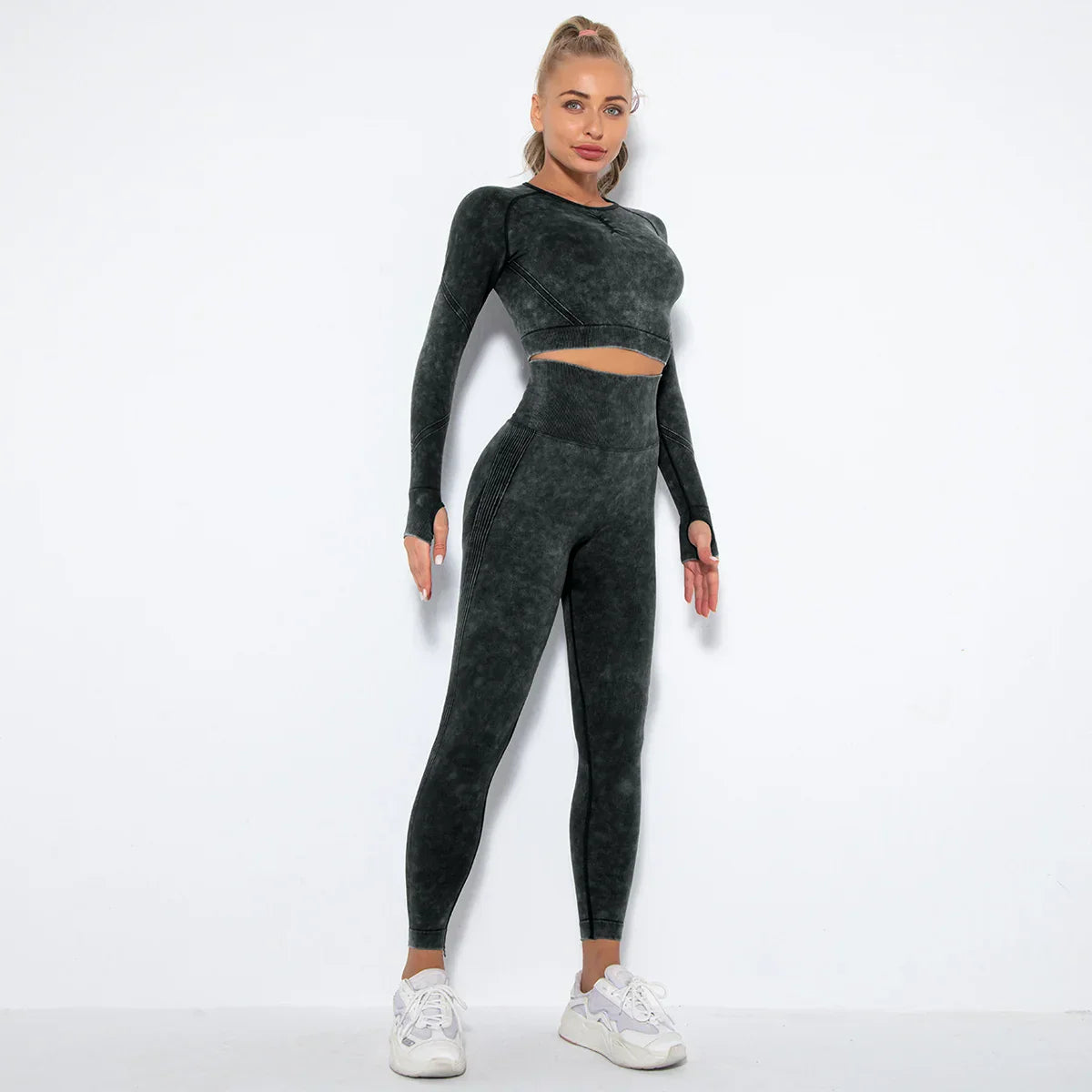 Vixen - Naadloze Yoga Set met Cropped Top