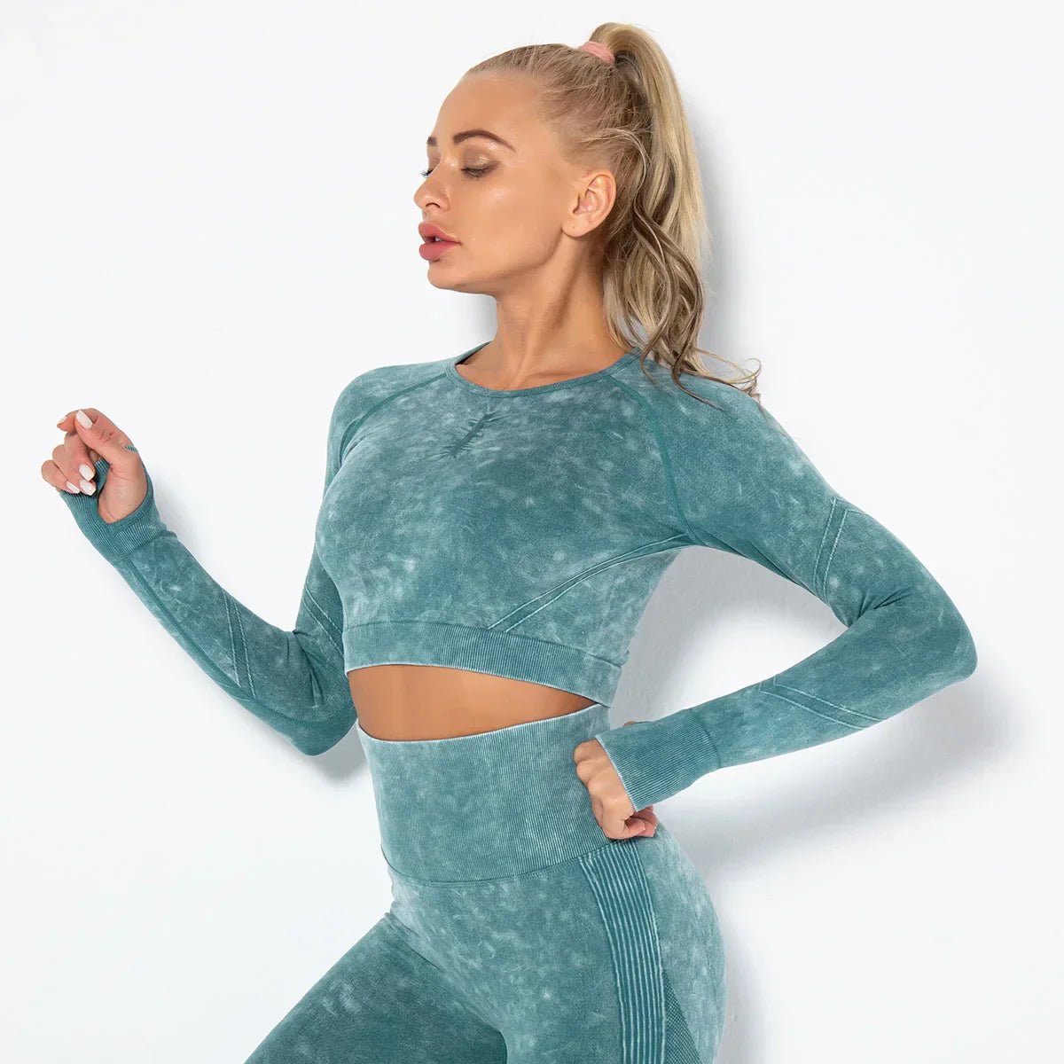 Vixen - Naadloze Yoga Set met Cropped Top