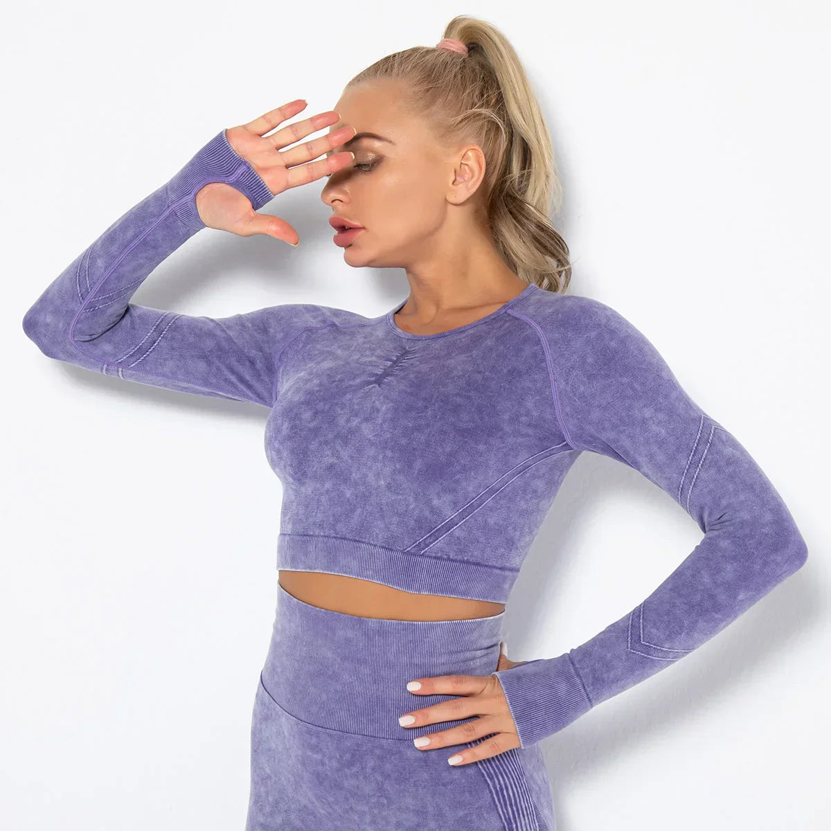 Vixen - Naadloze Yoga Set met Cropped Top