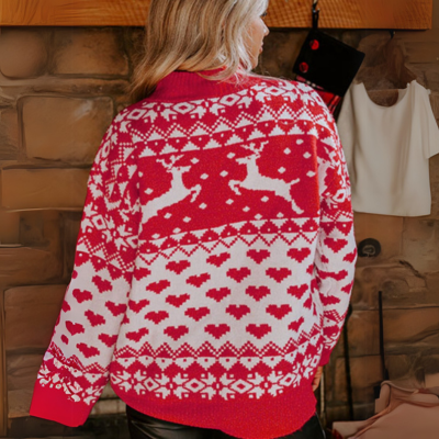 Kerst Element Coltrui Lange Mouw Sweater