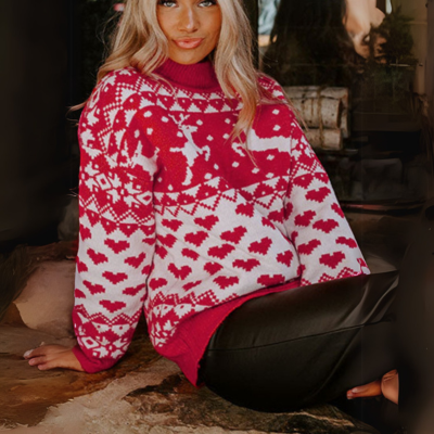 Kerst Element Coltrui Lange Mouw Sweater