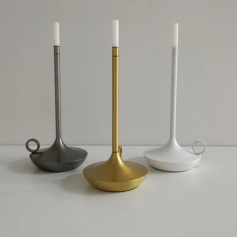 GlowCandle Luxe Touch Bediening Lamp met Dimmer in Gotische Kaars vorm