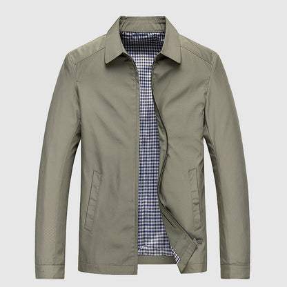 Oliver - Zip-Up Jas met Geruite Voering