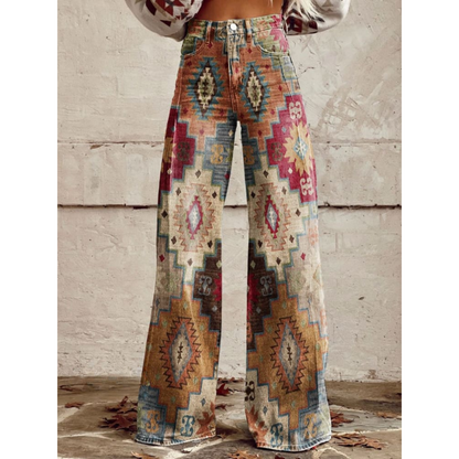 Tamarah - Boho Flare Broek voor Vrouwen