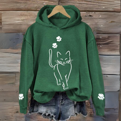 Katty - Schattige Kat-Kat-Hoodie Voor Dames