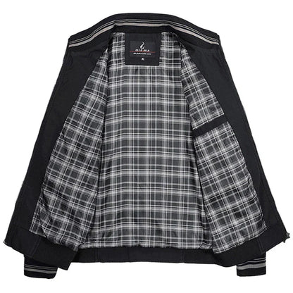 Zoraza Windstopper Heren Jas met Plaid Binnenkant en Kraag