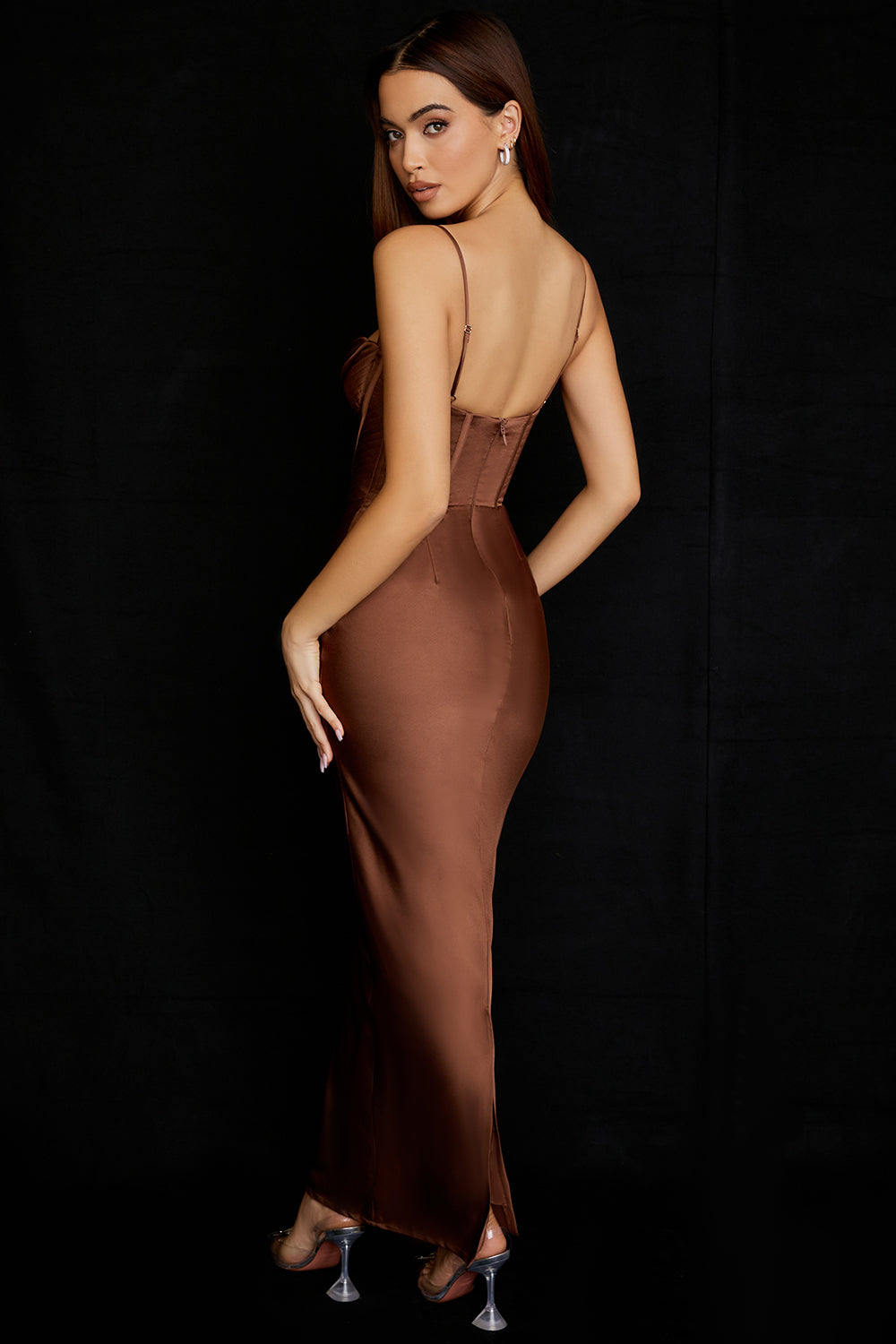 Leif - Elegante korset Maxi Jurk