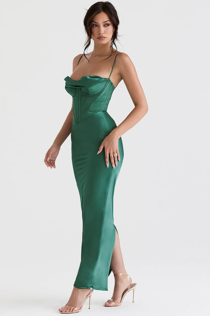 Leif - Elegante korset Maxi Jurk