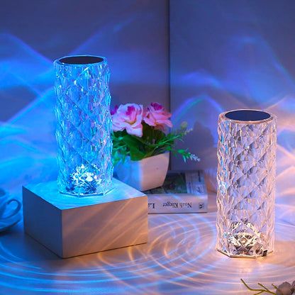 Schitterende Draadloze Kristal Lamp met 16 Kleuren en Touch