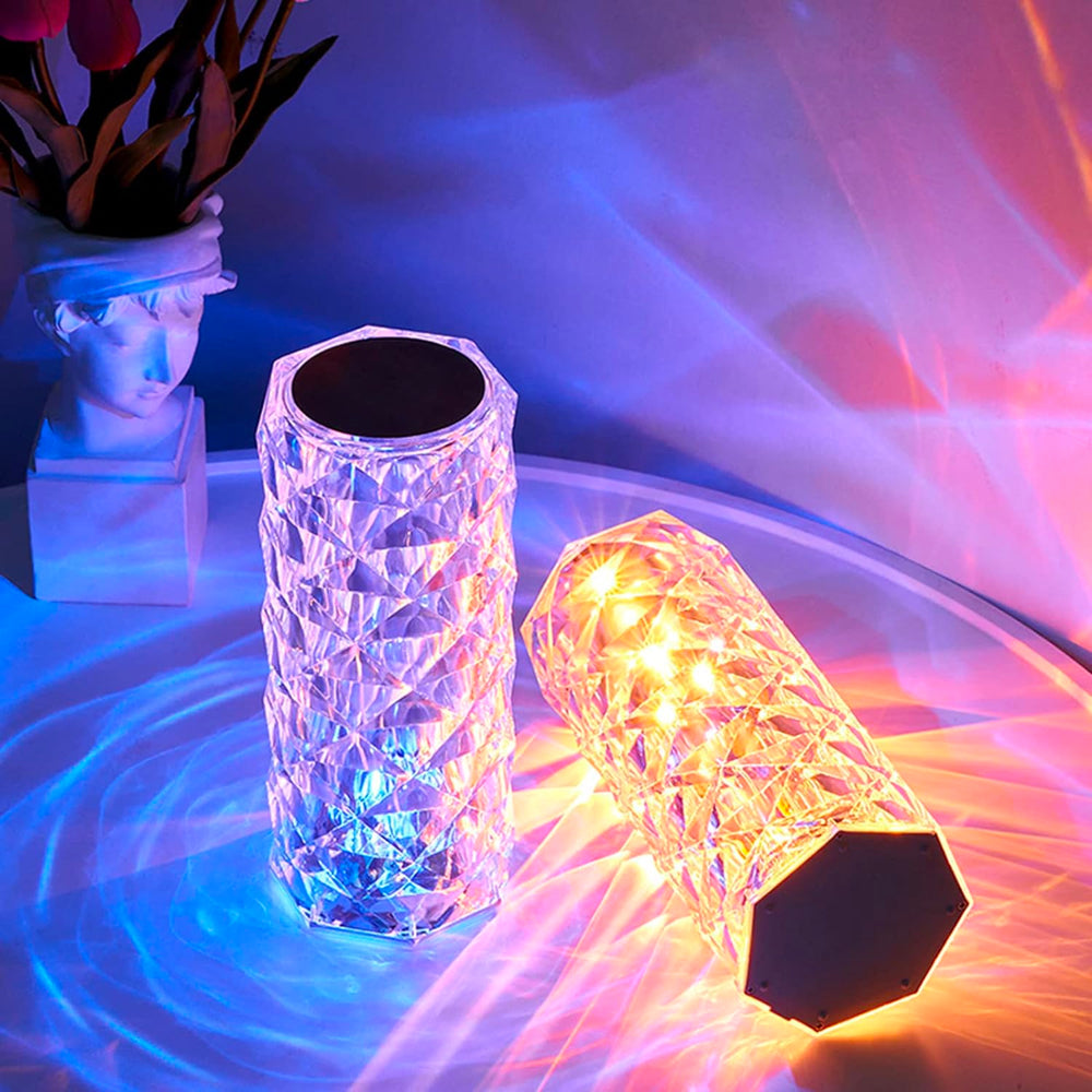 Schitterende Draadloze Kristal Lamp met 16 Kleuren en Touch