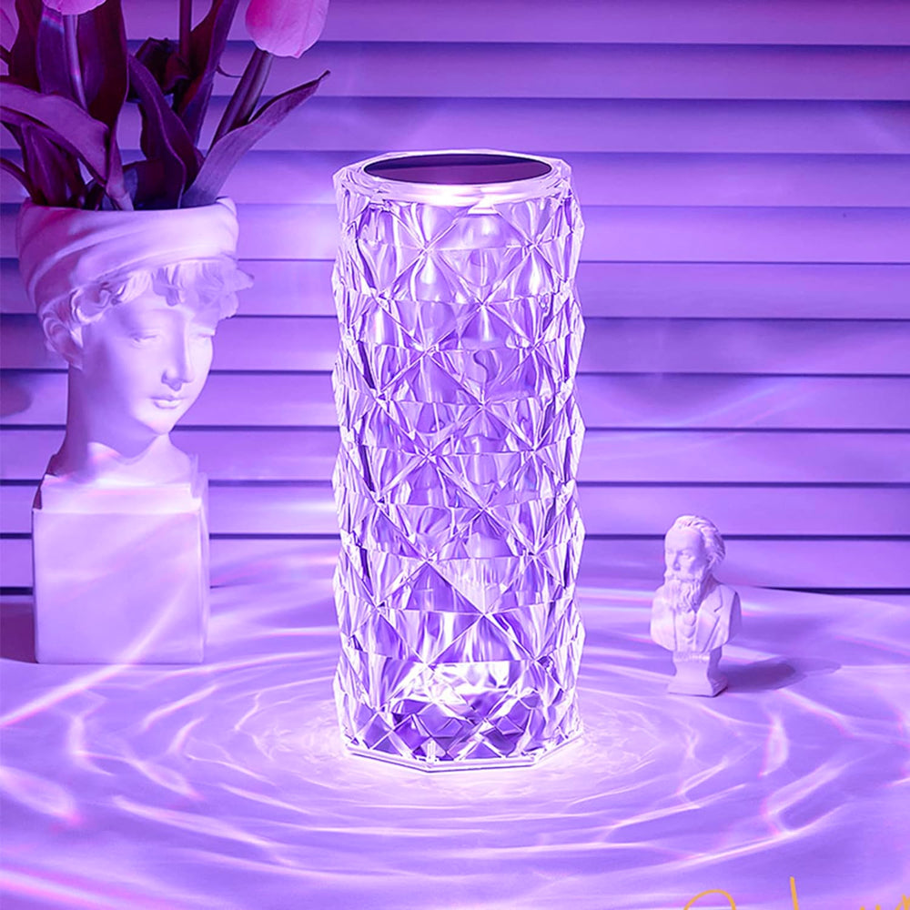 Schitterende Draadloze Kristal Lamp met 16 Kleuren en Touch