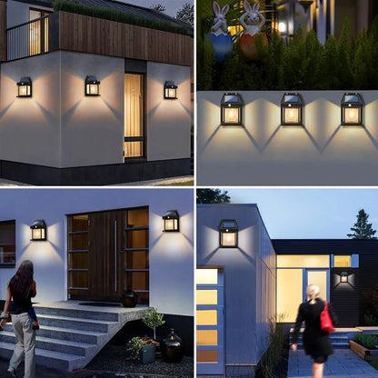 SolarLove Buiten Muur Lamp op Zonne-Energie en Slimme Motion Sensor voor in de Tuin of Balkon