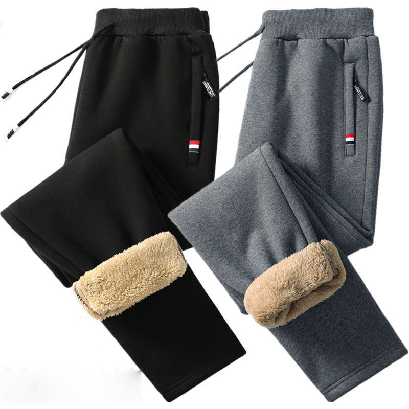 WoolFlex Lamswollen Warme Sweatpants Gevoerde Joggingsbroek Thermo Kleding