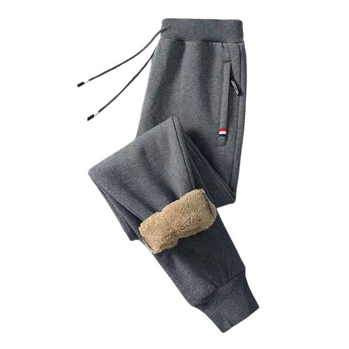 WoolFlex Lamswollen Warme Sweatpants Gevoerde Joggingsbroek Thermo Kleding