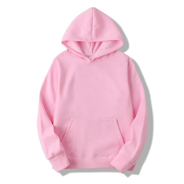 Sasha - Dames Hoodie katoenen oog bedrukt met effen kleur