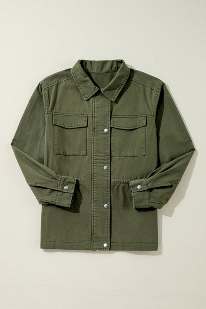 Lucas - Olijfgroene Utility Jas