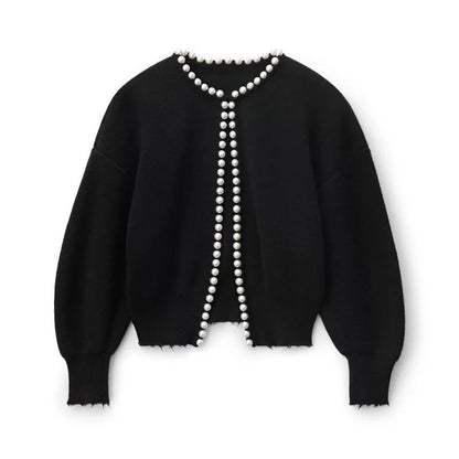 Sophia – Cardigan met Pareldetails