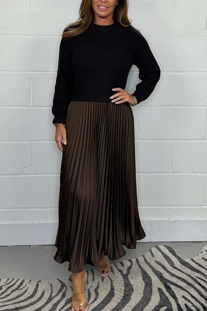 Anna - Unieke winterjurk met rokdetail