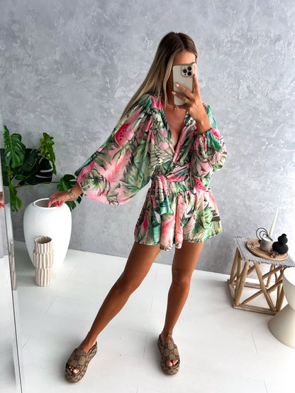 Lauren - Zomerse Strand Playsuit: Chic & Comfortabel