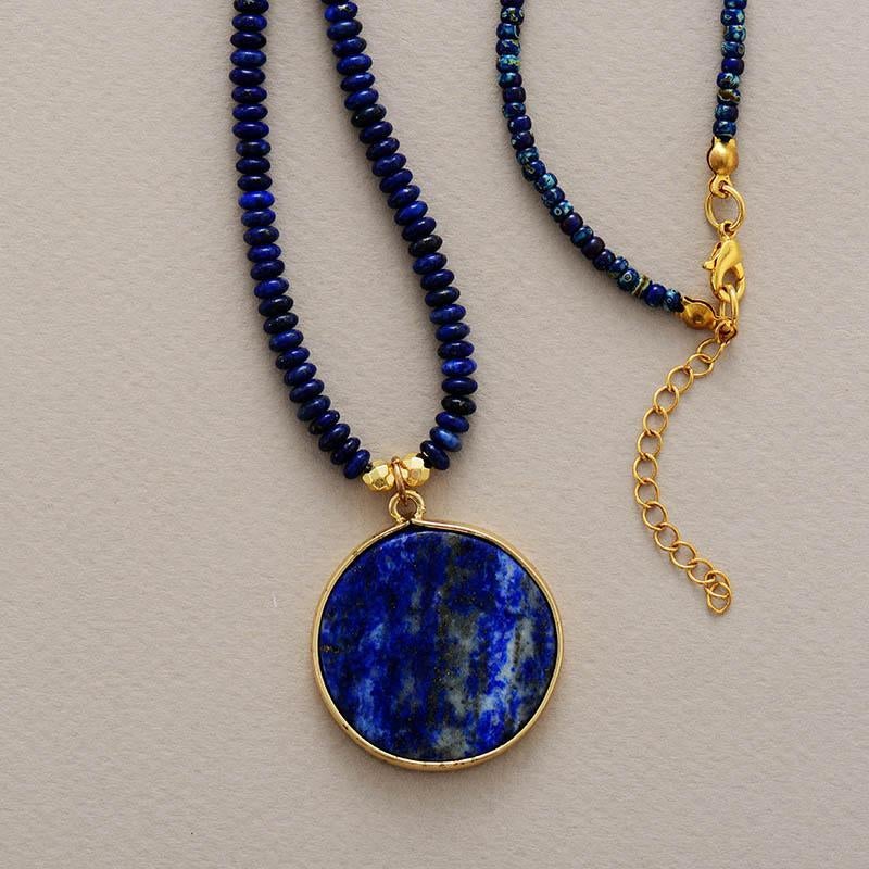 MidnightMoon Helende Ronde Lapis Ketting