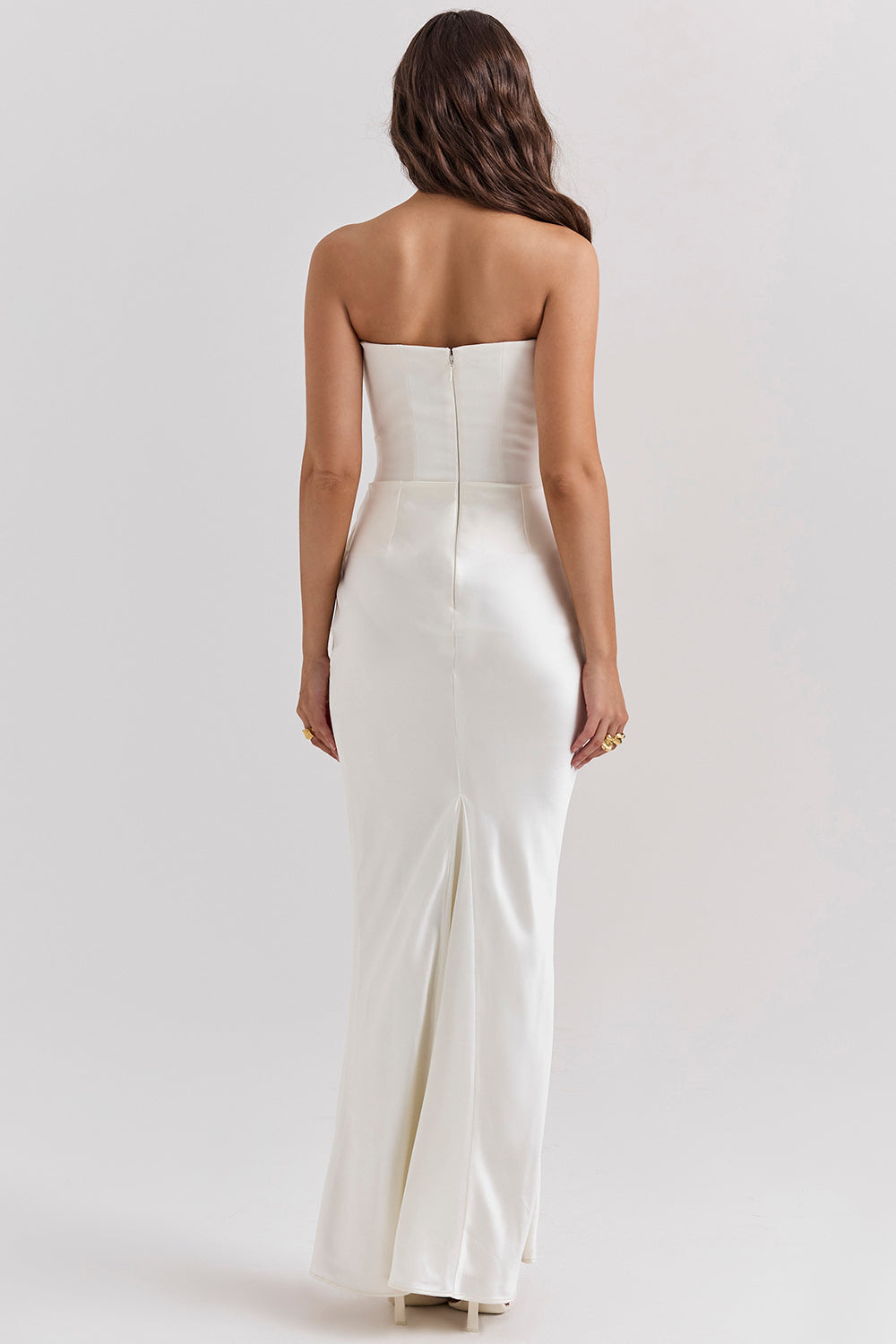 Shiloh - Elegant Strapless korset Maxi Jurk