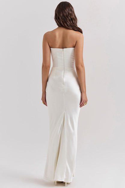 Shiloh - Elegant Strapless korset Maxi Jurk