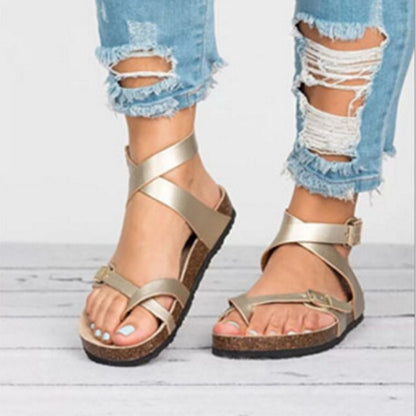 Berey - Donkerbruine Leren Sandalen met Riempjes voor een Moeiteloze Stijl