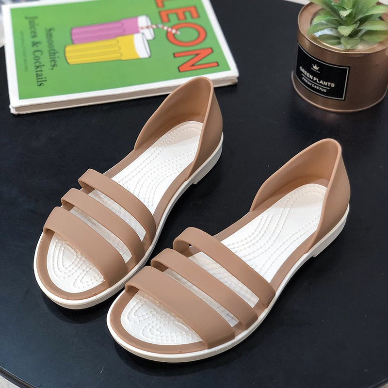 Josephine - Sleek Beige Strappy Sandals with a Modern Twist