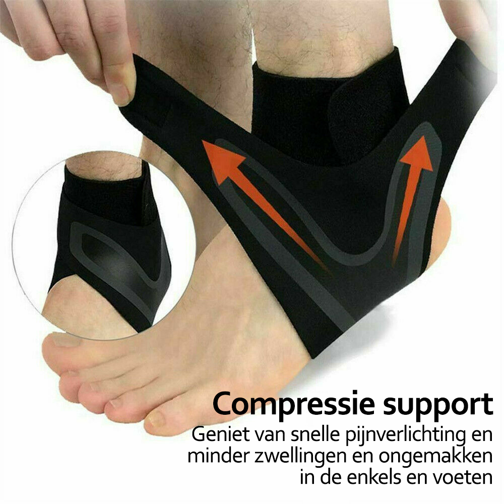 EaseFlex Enkelbrace voor Pijnverlichting Ondersteuning en Comfort voor Verzwakte Enkels