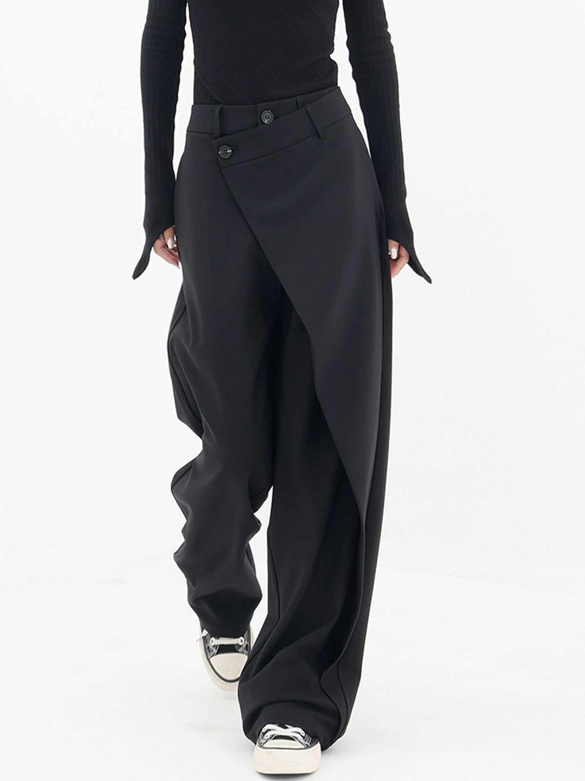 Sophia - Asymmetrische Wijde Broek