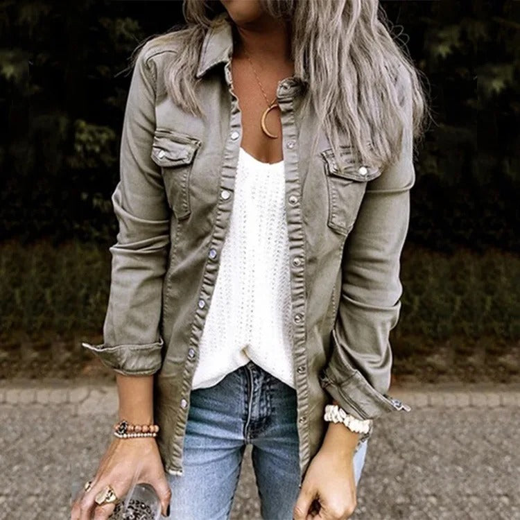 Sophia - Stijlvolle Denim Jacket