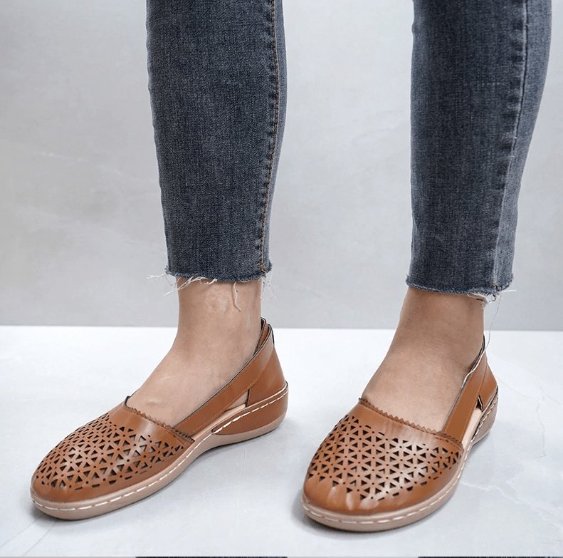 Ruby - Chique Dames Flats: Luxe Leer en Perfecte Pasvorm voor Elk Voettype