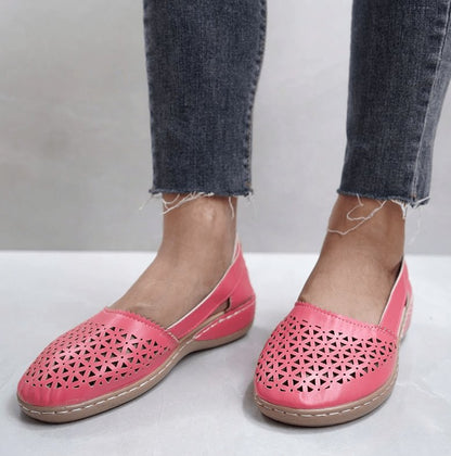 Ruby - Chique Dames Flats: Luxe Leer en Perfecte Pasvorm voor Elk Voettype