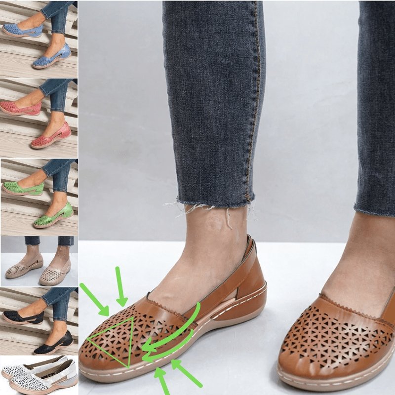 Ruby - Chique Dames Flats: Luxe Leer en Perfecte Pasvorm voor Elk Voettype