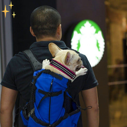 DoggiePack Honden Rugzak met Vakken voor de Pootjes om Comfortabel je Hond mee te laten Reizen