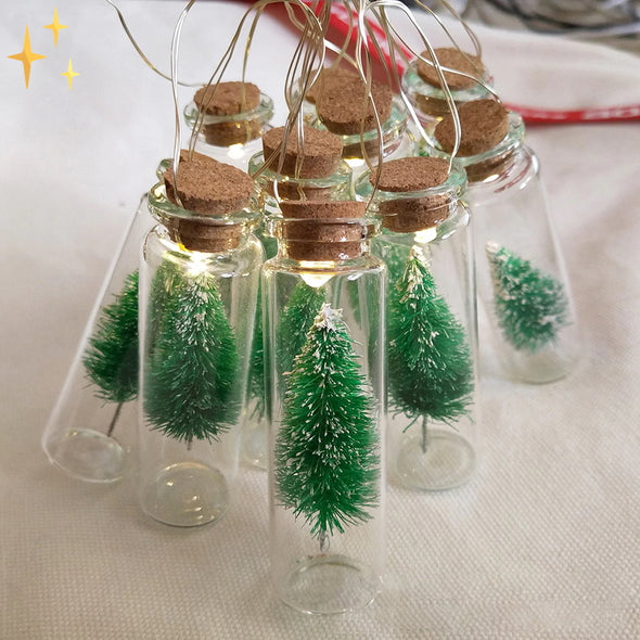 Christmas In A Bottle™ Kerstboompjes Kerstverlichting | Gezellige kerstsfeer tot in de details, 1 + 1 GRATIS!