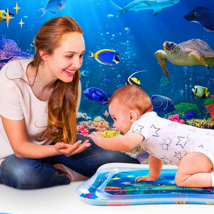 Baby Aquarium Speelmat met Bewegende Vissen het Leerzame Speelgoed dat je Peuter Uren Blij Maakt