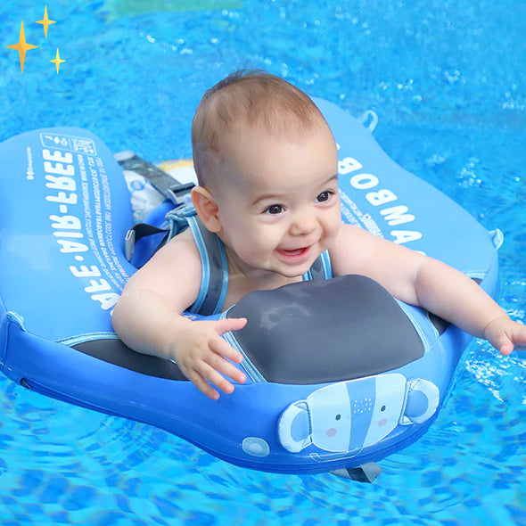 PRO MamboBaby™ 100% Veilige Baby Zwemband | Laat je baby genieten van het water zonder gevaar | Tijdelijk Incl. GRATIS zonnescherm t.w.v. €30,-