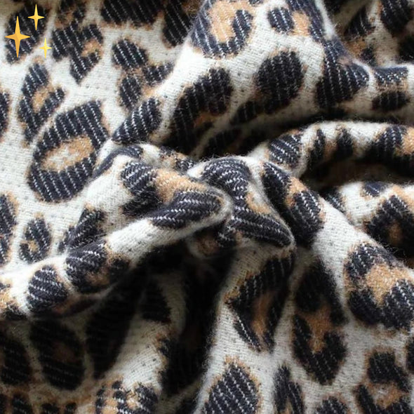 Mirabella™ Megan Leopard Sjaal - Heerlijk Warm en Modieus de Winter door