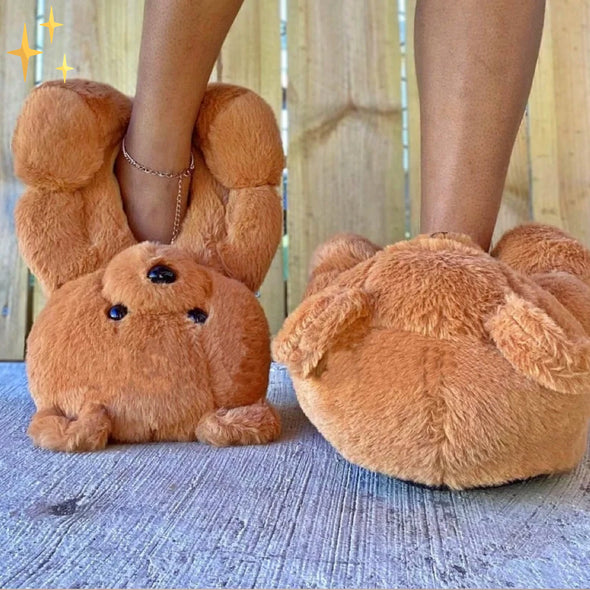 CosyHome™ Teddy Bear Sloffen | Geen koude voeten meer en er super cute uitzien